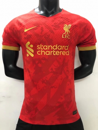 Player Special Version 2022-23 Liverpool Red Thailand Soccer Jersey AAA-603