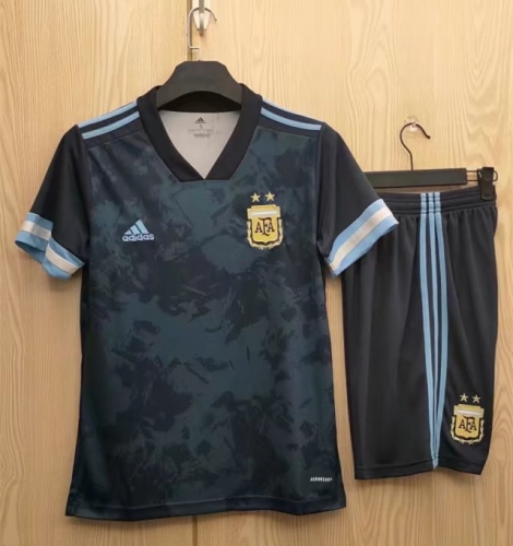 2020-2021 Argentina Away Royal Blue Soccer Uniform-TJ