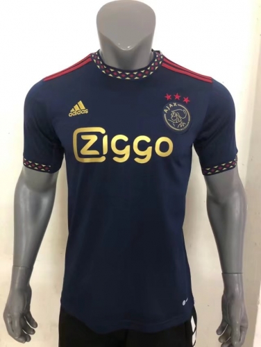 2022-23 Ajax Away Royal Blue Thailand Soccer Jersey AAA-320/407/416