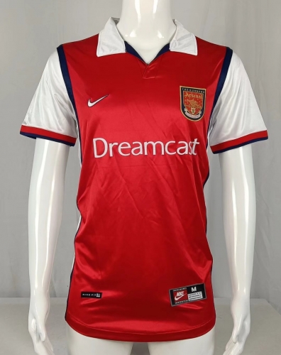 99-00 Retro Version Arsenal Home Red Thailand Soccer Jersey AAA-503