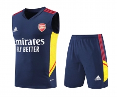 2022/23 Arsenal Royal Blue Thailand Soccer Training Vest-418/PO