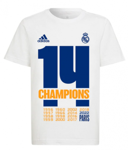 14 UCL Champions 2022-23 Real Madrid Cotton Shirts
