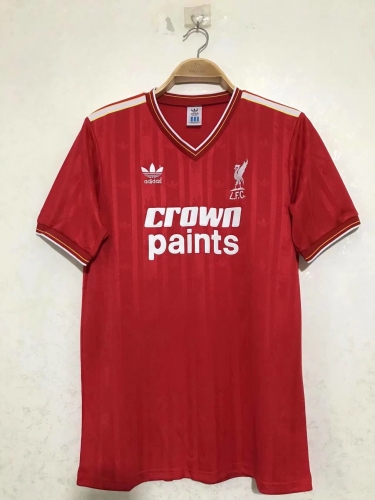 85-87 Retro Version Liverpool Home Red Thailand Soccer Jersey AAA-2011