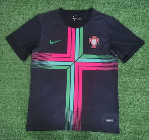 2022/23 Portugal Away Black Thailand Soccer Jersey AAA-709/416/23