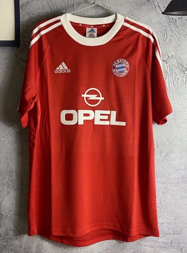 00-01 Retro Version Bayern München Home Red Thailand Soccer Jersey AAA-313