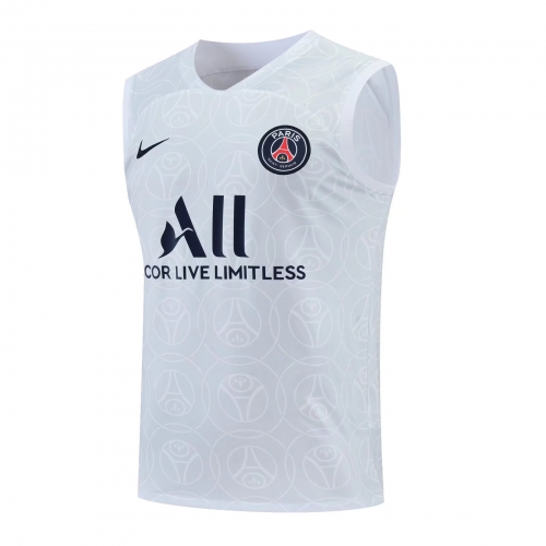 2022/23 Paris SG White Soccer Training Vest Top-418