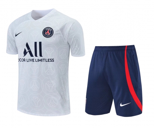 2022/23 Paris SG White Soccer Training Uniform-418