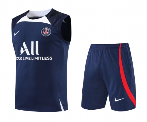 2022/23 Paris SG Royal Blue Soccer Training Vest Uniform-418