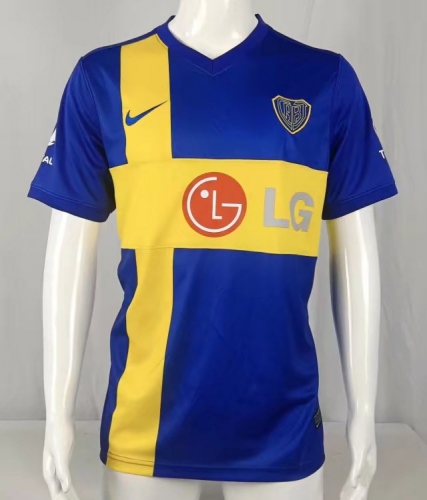 09-10 Retro Version BOCA Juniors Home Blue Thailand Soccer Jersey AAA-503