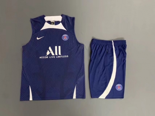 2022/23 Paris SG Royal Blue Soccer Training Vest Uniform-418