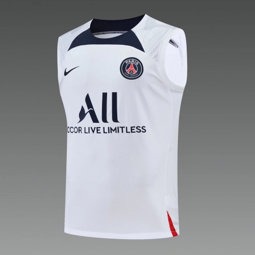 2022/23 Paris SG White Soccer Training Vest-418