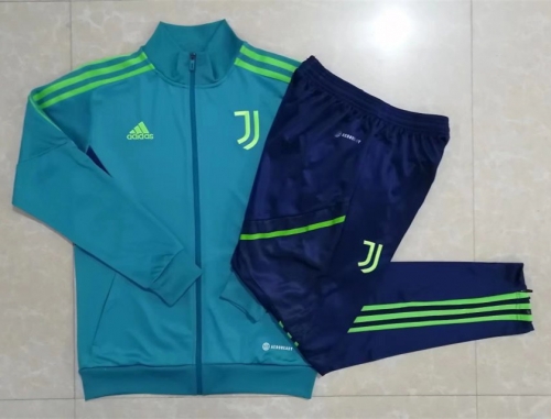 2022/23 Juventus FC Green Thailand Soccer Jacket Uniform-815