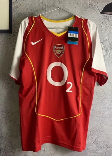 04-05 Retro Version Arsenal Home Red Thailand Soccer Jersey AAA-503/313/311