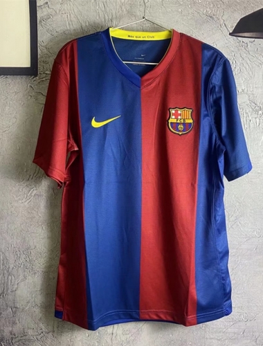06-07 Retro Version Barcelona Home Red & Blue Thailand Soccer Jersey AAA-503/313
