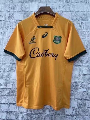 2022 Season Australia Yellow Thailand Rugby Shirts-805