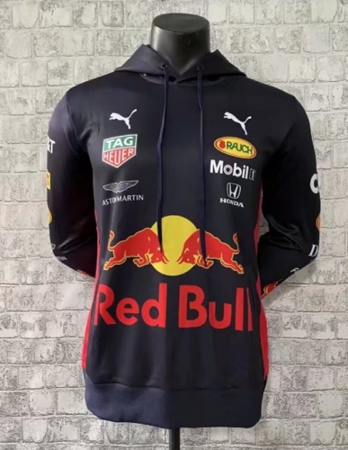 (Size S-3XL) 2021-2022 Red Bull Red Round collar Formula One Tracksuit Racing Top-805