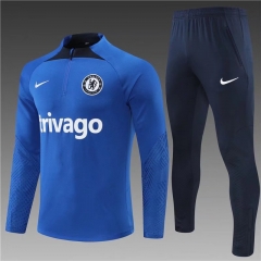 2022/23 Chelsea Cai Blue Thailand Training Soccer Tracksuit Uniform-801/411