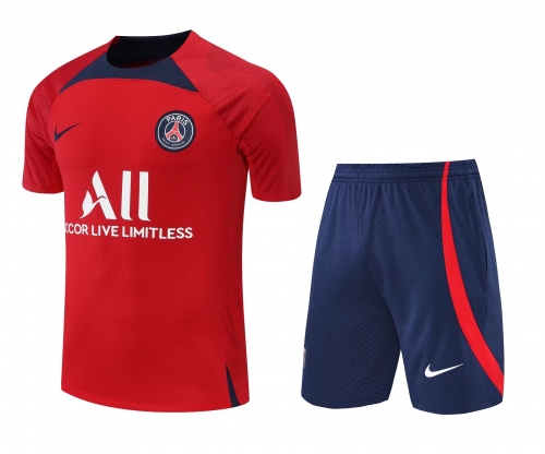 2022/23 Paris SG Red Soccer Training Uniform-418