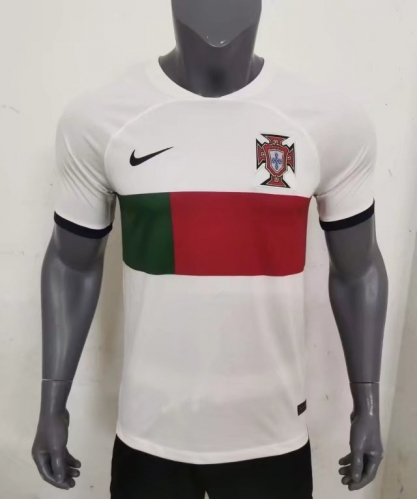 2022/23 Portugal Away Red &White Thailand Soccer Jersey AAA-416/705