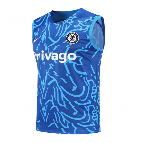 2022/23 Chelsea Blue Thailand Training Soccer Vest-418