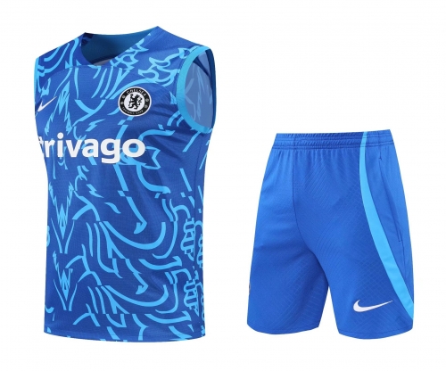 2022/23 Chelsea Blue Thailand Training Soccer Vest Uniform-418