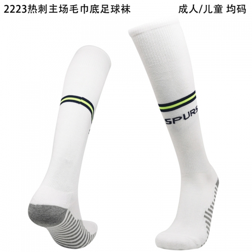 2022/23 Tottenham Hotspur Home White Adult/Kids Thailand Soccer Socks