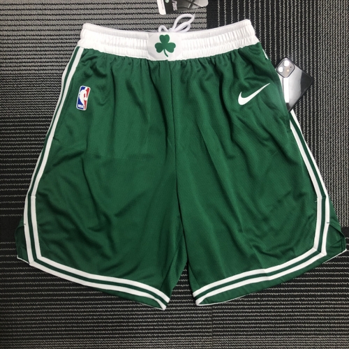 Boston Celtics Green NBA Shorts-311