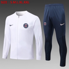 2021-22 Paris SG White Thailand Soccer Jacket Uniform-815