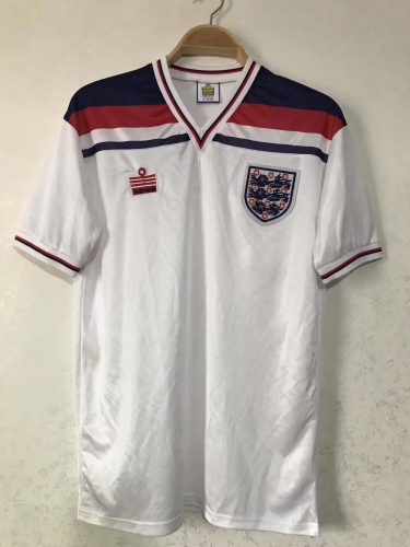 82 Retro Verison England Away White Thailand Soccer Jersey AAA-2011/811