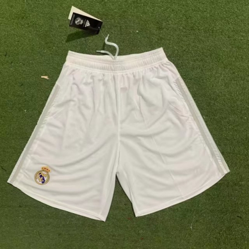 15-16 Retro Version Real Madrid White Thailand Soccer Shorts-301