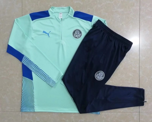 2022/23 SE Palmeiras Light Green Thailand Soccer Tracksuit Uniform-815