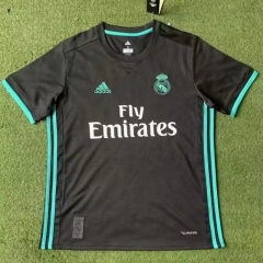 17-18  Retro Version Real Madrid Away Black Thailand Soccer Jersey AAA-301/601/811