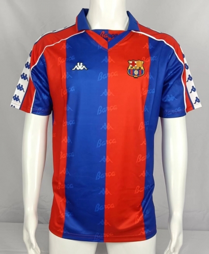 1992-1995 Retro Version Barcelona Red & Blue Thailand Soccer Jersey AAA-503