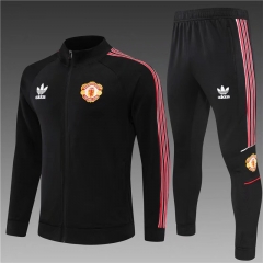 2022-23 Manchester United Black Thailand Soccer Jacket Uniform-801/LH