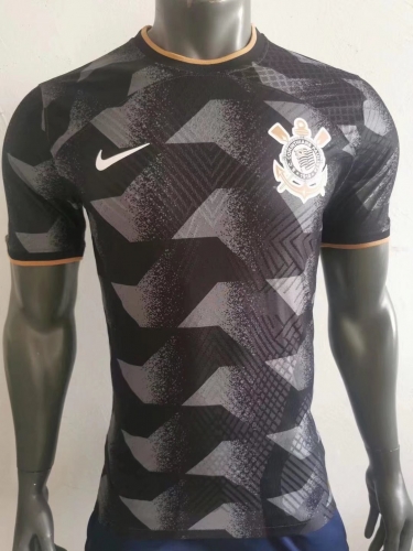 Player Version 2022-23 Corinthians Away Black & Gray Thailand Soccer Jersey AAA-703