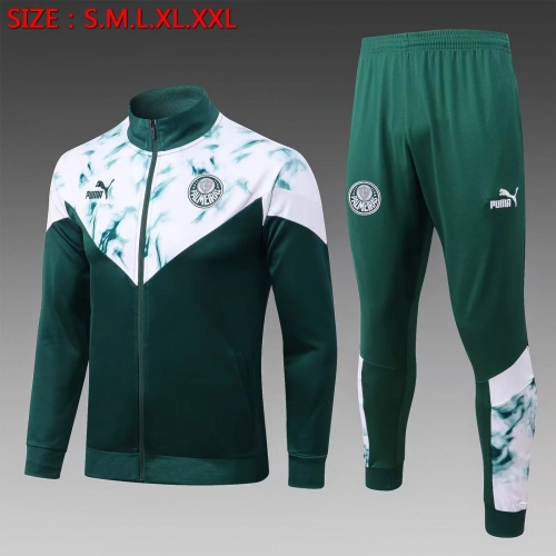 2022/23 SE Palmeiras Fluorescent green Thailand Soccer Jacket Uniform-815