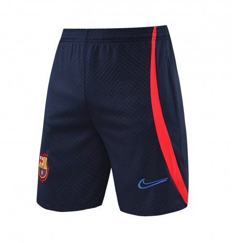 2022/23 Barcelona Royal Blue Thailand Soccer Training Shorts-418