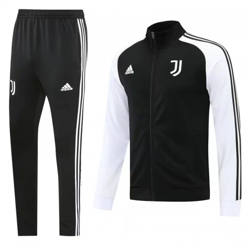 2021-22 Juventus FC Black Thailand Soccer Jacket Uniform-LH