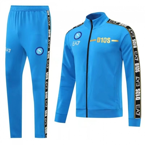 2022/23 Napoli Blue Soccer Jacket Uniform-LH