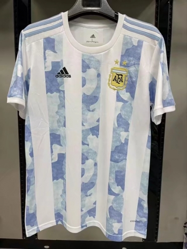 2021/2022 Argentina Home White & Blue Thailand Soccer Jersey AAA-410/312