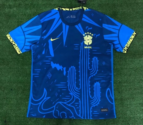 2022-23 Special Version Brazil Blue Soccer Thailand Jersey-416