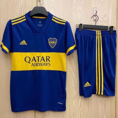 2020-2021 BOCA Juniors Home Light Blue Soccer Uniform-TJ