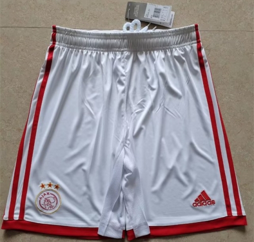 2022/23 Ajax Home White Thailand Soccer Shorts-509