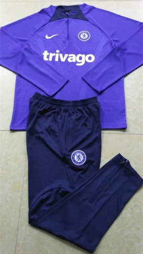 2022/23 Chelsea Blue Thailand Training Soccer Tracksuit Uniform-411