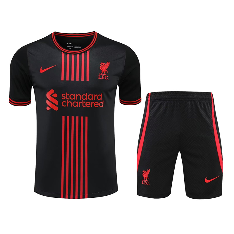 2022/23 Liverpool Red & Black Thailand Soccer Training Uniform-418