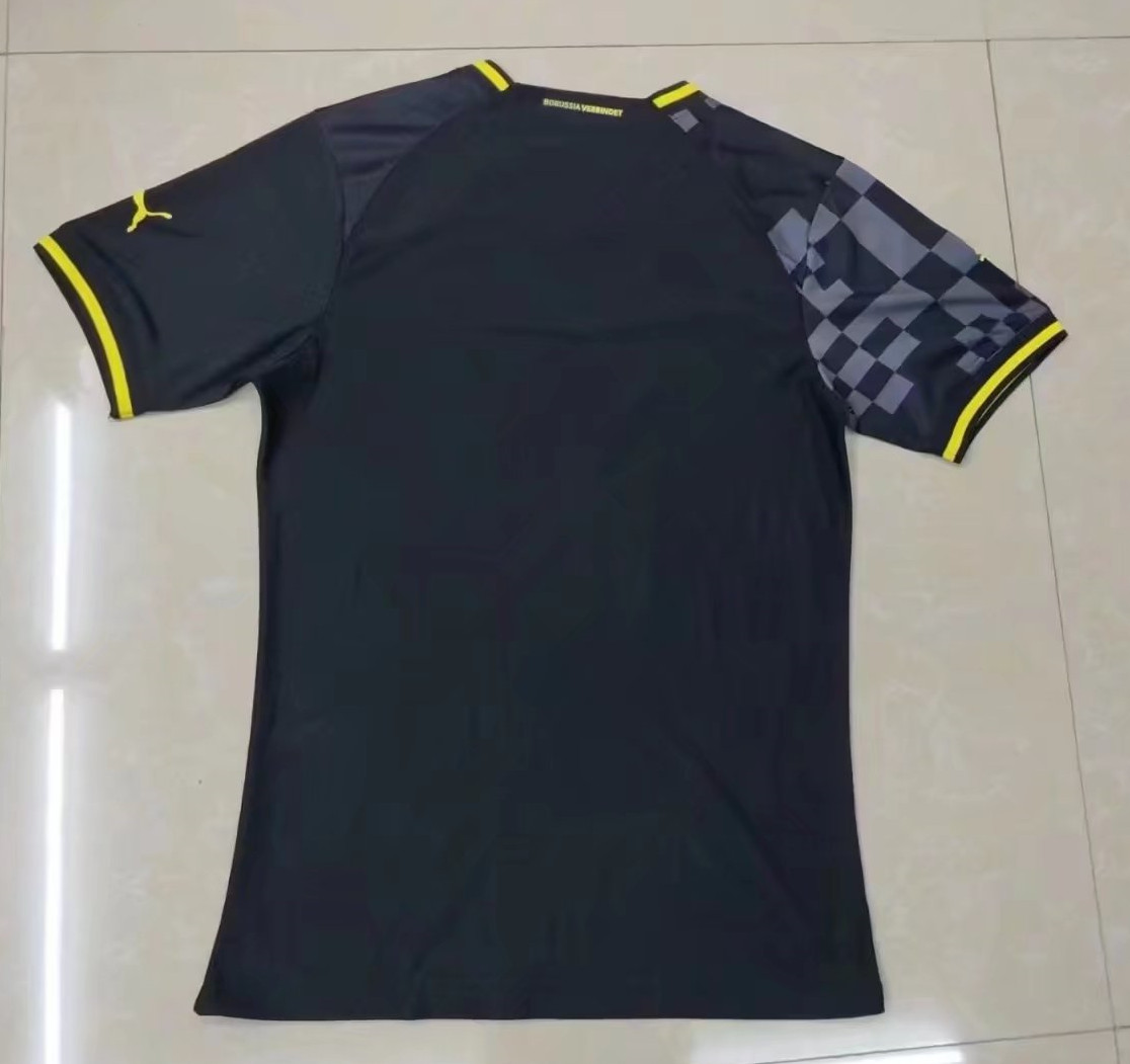 Player Version 2022-23 Borussia Dortmund Black Thailand Soccer Jersey-MY