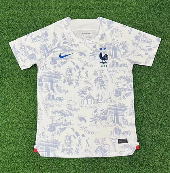 World Cup 2022-23 France Away White Thailand Soccer Jersey AAA-320