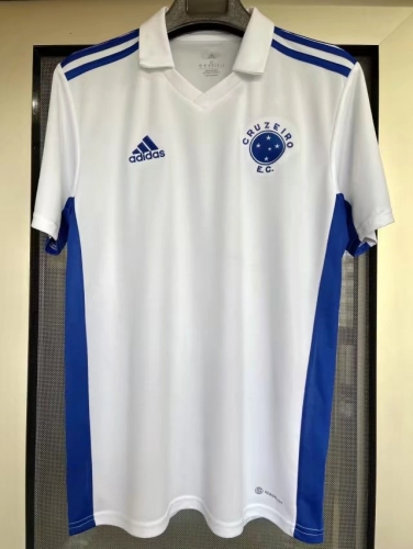 2022-23 Cruzeiro EC Away White Thailand Soccer Jersey AAA-416/908/408