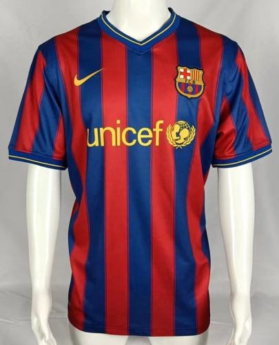 09-10 Retro Version Barcelona Red & Blue Thailand Soccer Jersey AAA-503/410/601