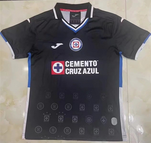 2022/23 Cruz Azul 2nd Away Black Thailand Soccer Jersey AAA-07/301/410